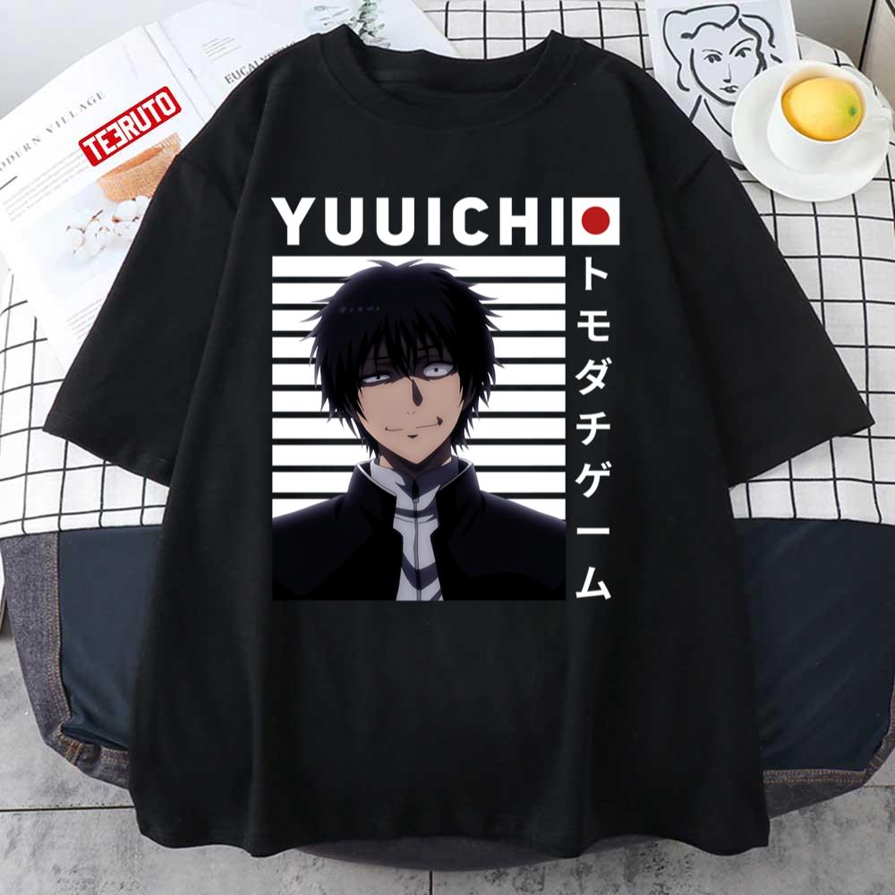 Tomodachi Game Yuuichi Katagiri Japanese Flag Unisex T-Shirt - Teeruto